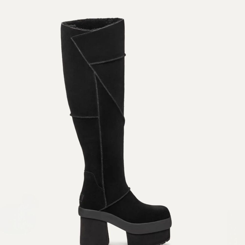 Ugg New Heights Platform XTra Boots- Black